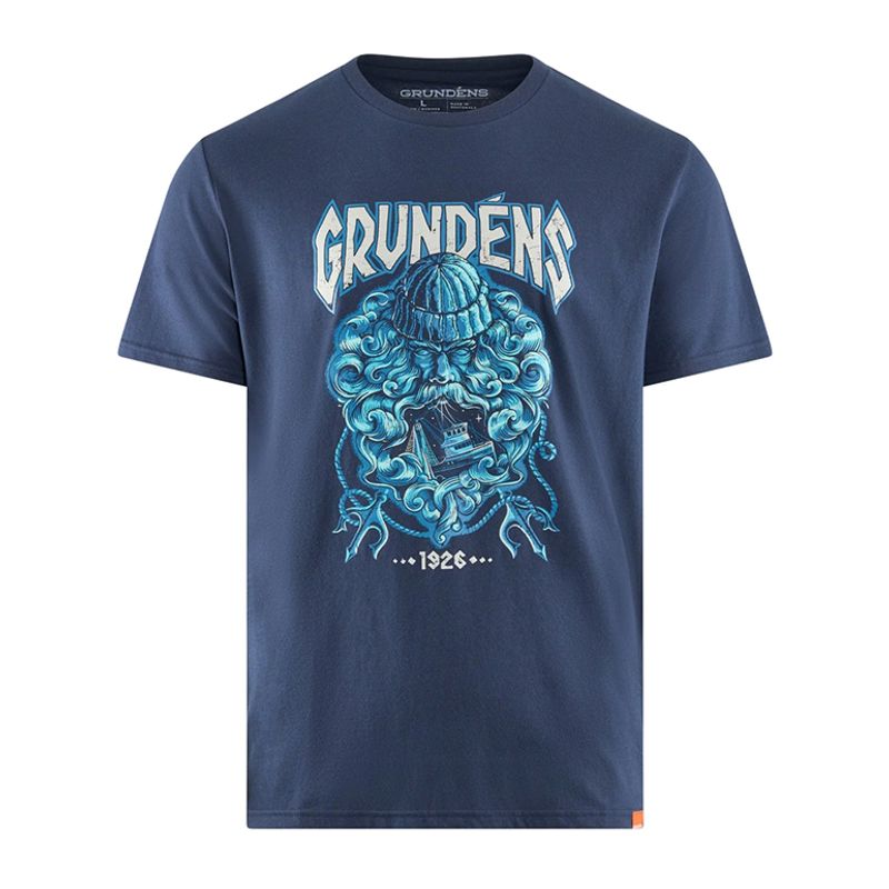 Grundens Njord SS T-Shirt Dark Navy