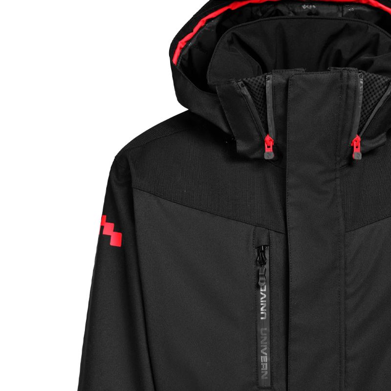 Univern Vinteroverall 8756 Protec Svart/Röd