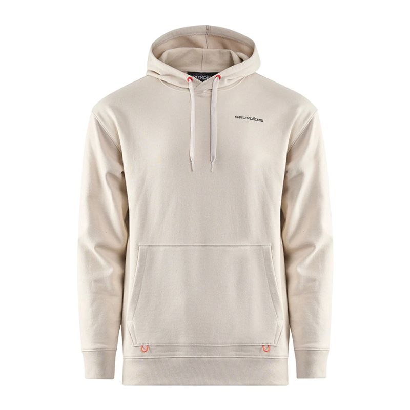 Grundens Gyotaku Hoodie Bone Heather Dungie