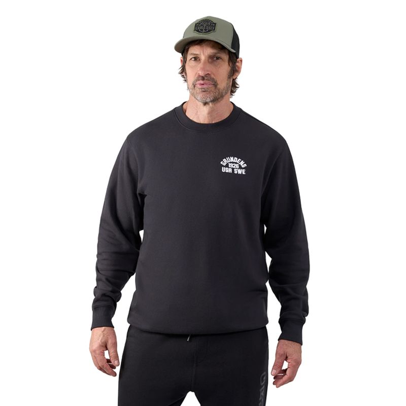 Grundens 1926 Crew Sweatshirt Black