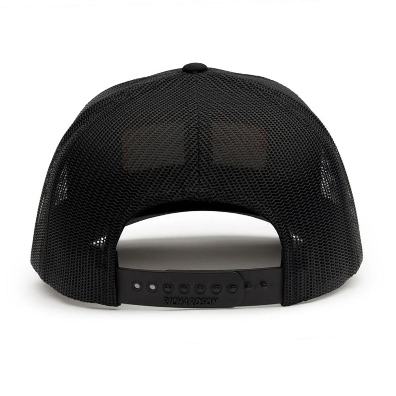 Grundens We Are Fishing Trucker Solid Black