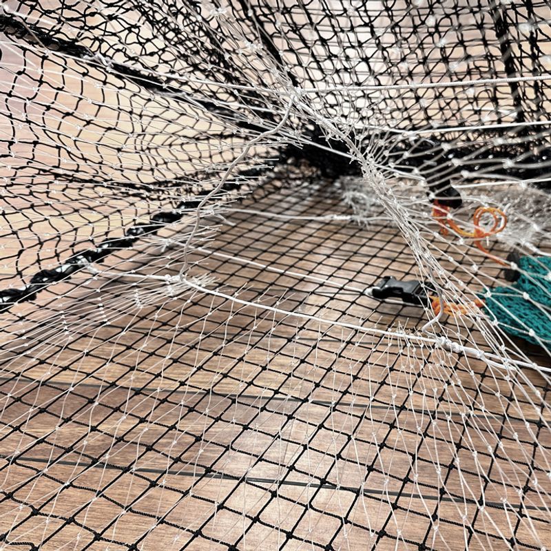 Inngangsnett fiskteine små nylon 0,65 30mmsq